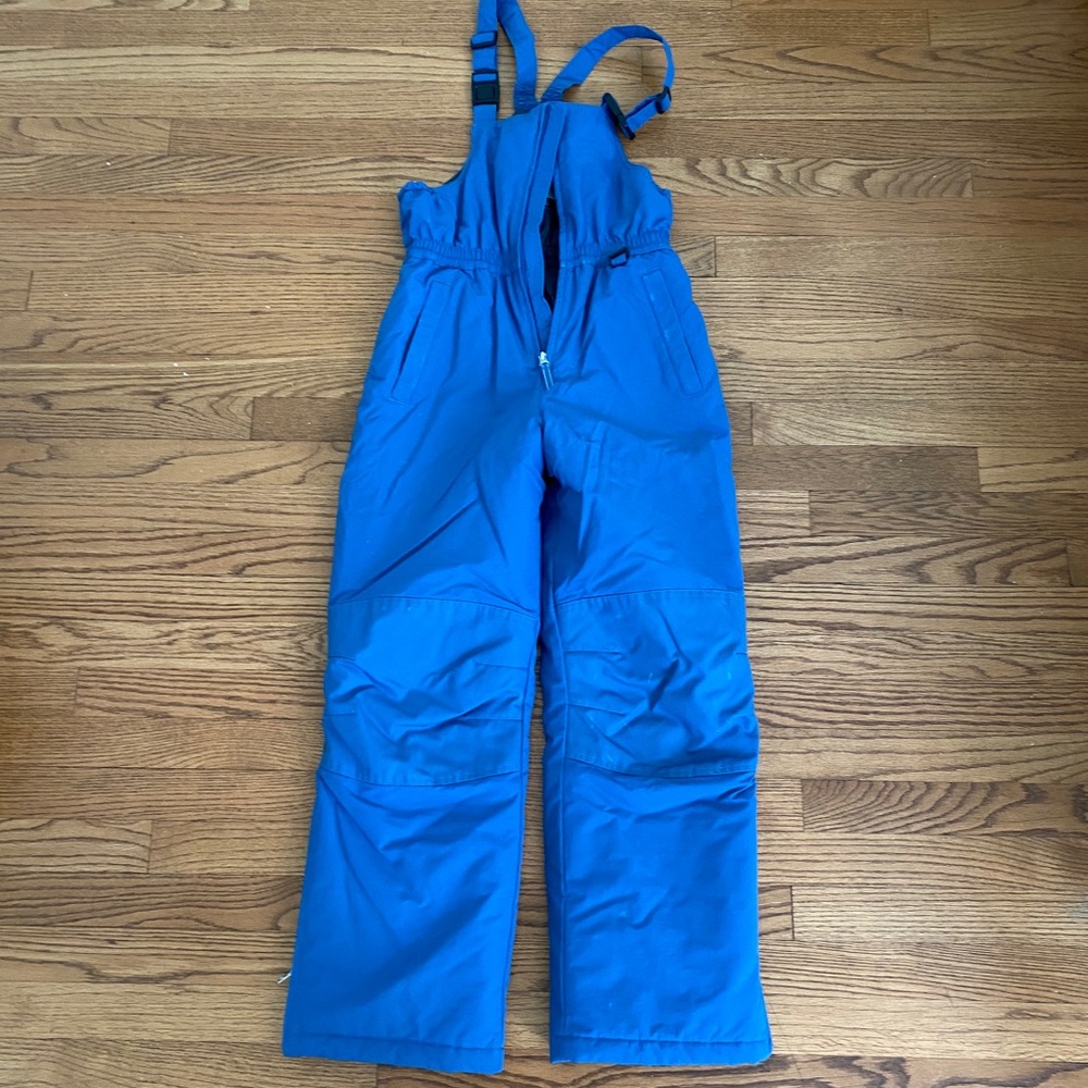Lands’ End Blue Snow Overall Pants